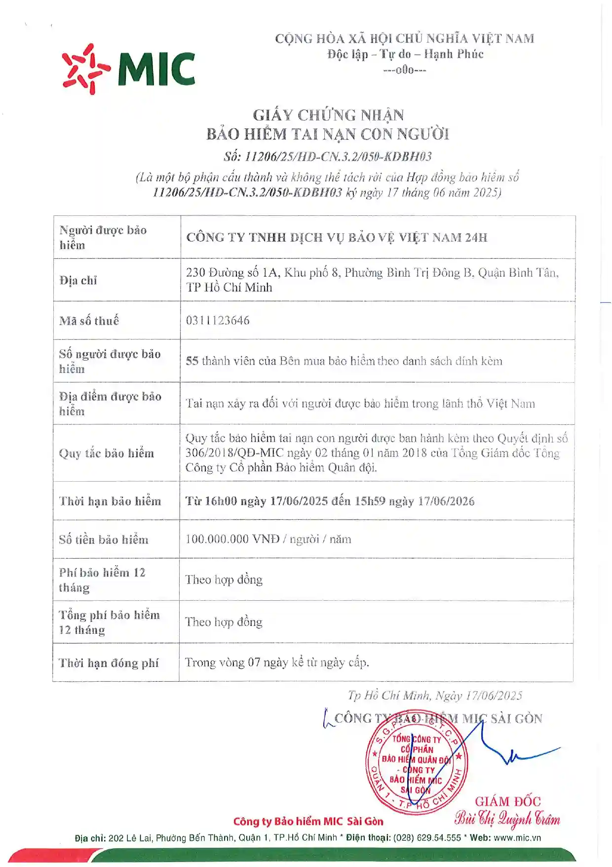 Certificate 1