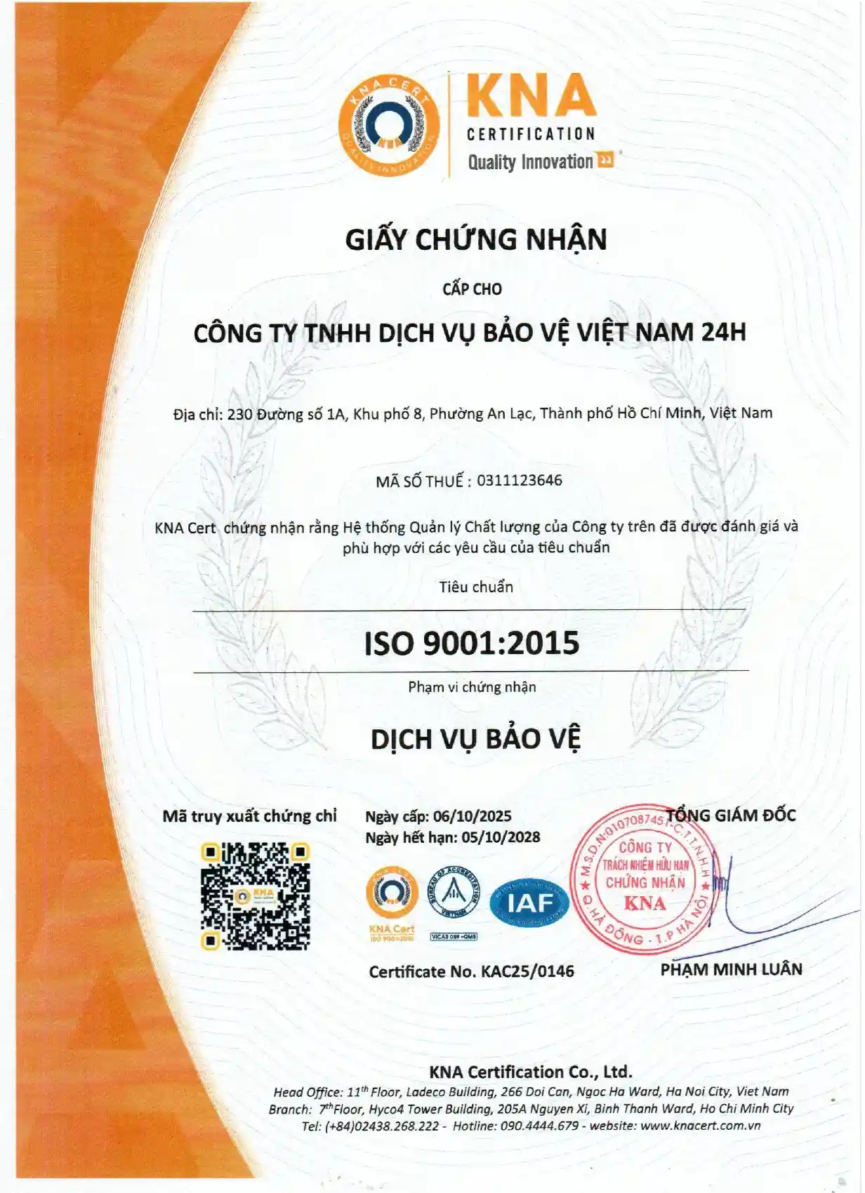 Certificate 0